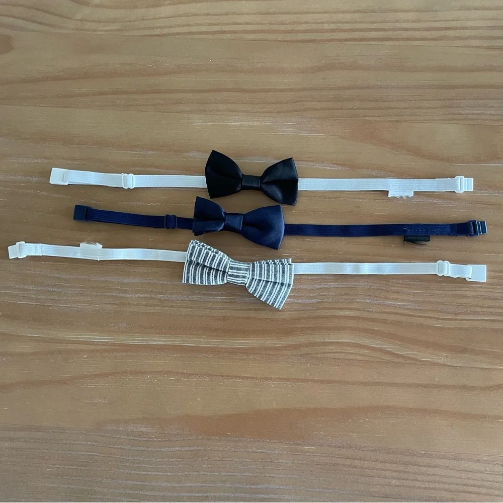 Baby boy bow tie bundle- three